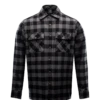 FLANNEL SHIRT -Thrudark Shop FlannelShirtGreyFront