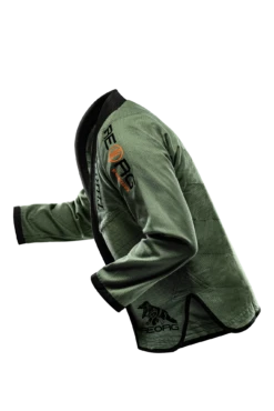 THRUDARK X REORG NQG GI -Thrudark Shop NQGxReOrgGi Green Black JACKET LEFT