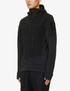 Centurion Hooded Stretch-woven Jacket -Thrudark Shop R04119444 BLACK ALT02