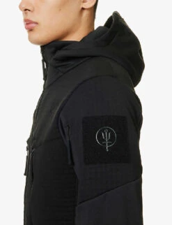 Centurion Hooded Stretch-woven Jacket -Thrudark Shop R04119444 BLACK ALT04