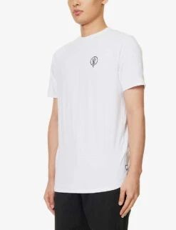 Force Drirelease Logo-print Stretch-woven T-shirt -Thrudark Shop R04119448 WHITE ALT02