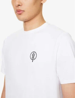 Force Drirelease Logo-print Stretch-woven T-shirt -Thrudark Shop R04119448 WHITE ALT04
