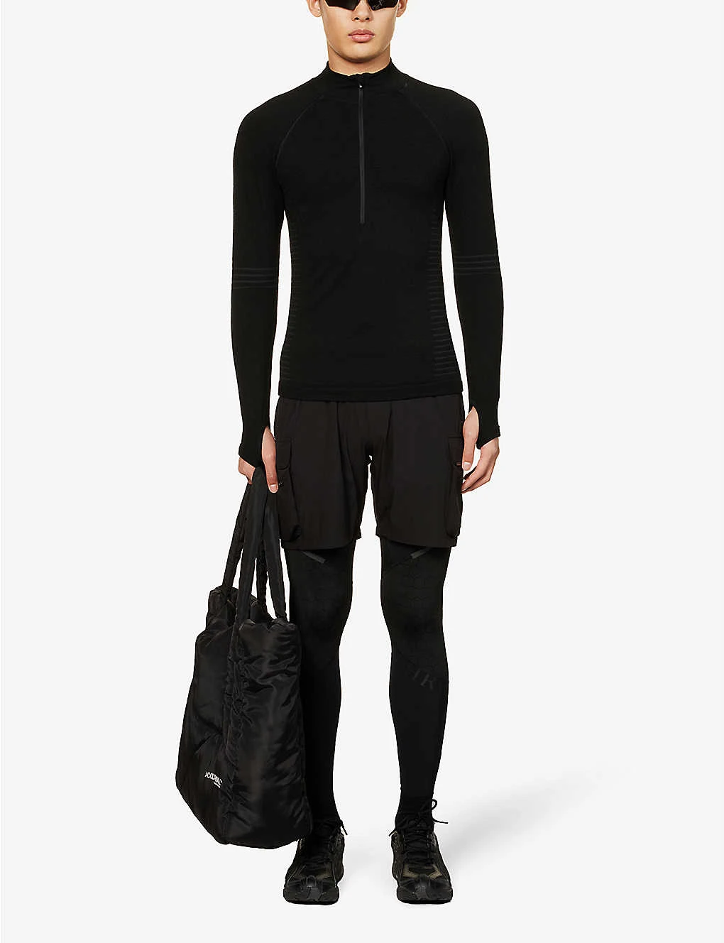 Force Velocity Logo-print Tapered-leg Stretch-woven Leggings 4 Force Velocity Logo-print Tapered-leg Stretch-woven Leggings - Image 2