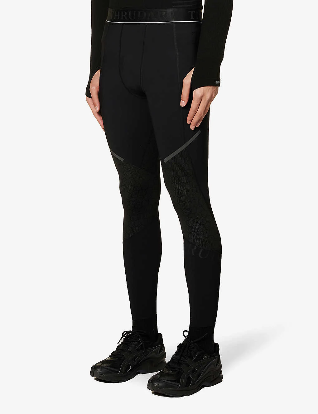 Force Velocity Logo-print Tapered-leg Stretch-woven Leggings 5 Force Velocity Logo-print Tapered-leg Stretch-woven Leggings - Image 3