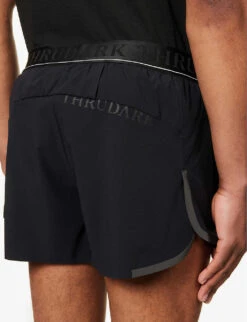Force Velocity Logo-print Stretch-woven Shorts -Thrudark Shop R04119453 BLACK ALT04