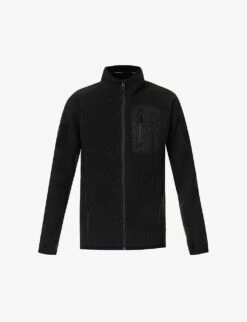 Mantra High-neck Brand-embroidered Recycled-polyester Jacket