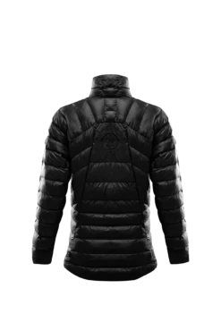 ITHAX FUNNEL JACKET WOMENS -Thrudark Shop WomensIthax NonHooded Black BACK